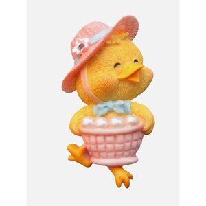 Vintage Easter Chick Brooch Pin Holiday Jewelry Gift